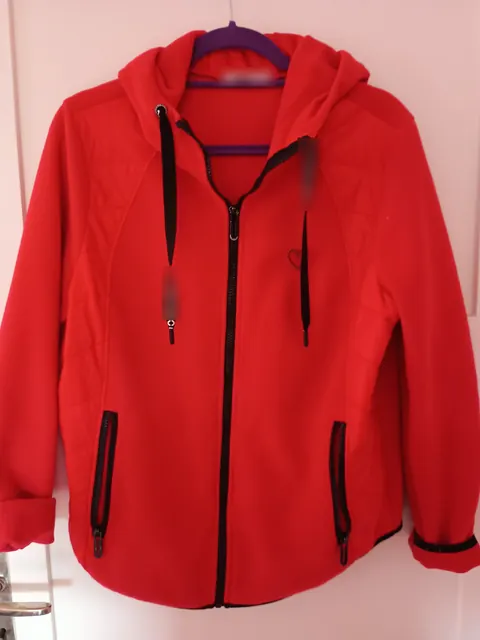 Red fleece jacket